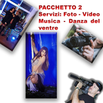 PAC/02 - Pacchetto 2 Matrimoniale Roma - Foto - Video - Musica - Danza del Ventre